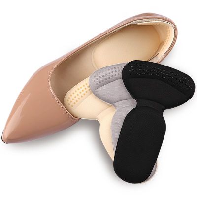 T-Shape High Heels Heel Stickers Heel Protector for Shoes Sponge Dispensing Shoe Cushion Inserts Heel Pads Women Half Insoles Shoes Accessories