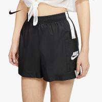 CJ1689-010 กางเกงลำลองหญิง NIKE สีดำ กางเกงผ้าร่มขาสั้นผู้หญิง Nike Sportswear Woven Shorts