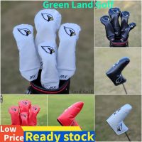 2023 NEW for☍☫❇ EagleBirdie Embroidery Golf Club Headcover Wood Driver Fairway Hybrid 1 3 5 UT Blade Putter Leather Cover Protector Golf Accessories