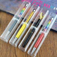 100pcs Plastic Transparent Promotional Gift Pen Box For 12Cm 14Cm Crystal Stylus School Stationery Supplies Pencil Case