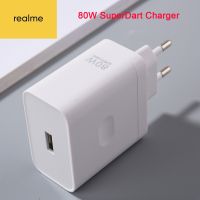 Original Realme Charger 80W USB Fast Dart Charger Adapter For Realme GT NEO 2 3 Q5 Pro X6 X7 Super DartCharger