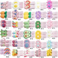 100 Pack Cute Fruit Animal Fully Lined Alligator Hair Clips Accessories Barrettes for Baby Girl Toddlers Infants Kids Teens