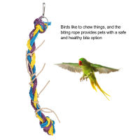 Parrots Bite Knot Parrots Chew Rope Bird Cage Bite Pendant for Birds Non-toxic Parrots Safe