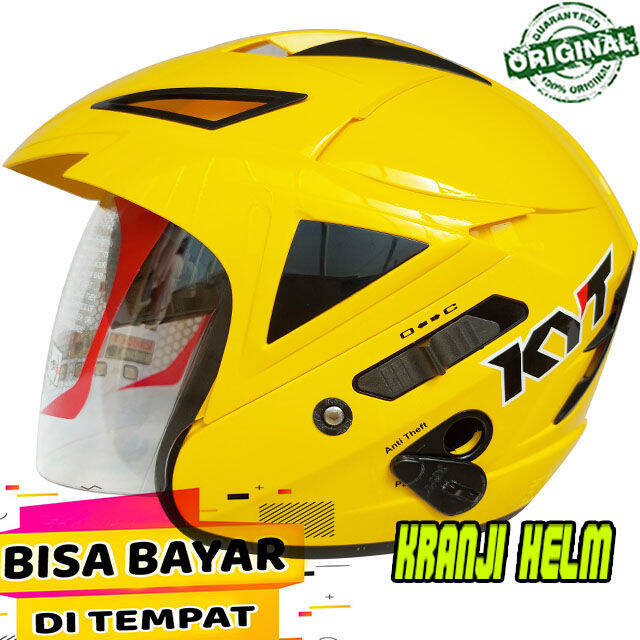 Helm kyt scorpion king solid crymson yellow terbaru Lazada Indonesia