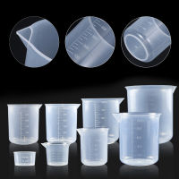 50 PCS 10ml Resin Mixing Cups, Liquid Measuring Cups, Plastic Beaker, Graduation Epoxy Resin Cups for Resin Epoxy Paint Food, Lab Use