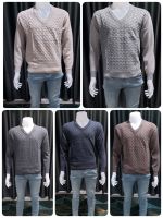 เสื้อไหมพรม คอวีแขนยาวสำหรับผู้ชาย ขนาด Freesize เสื้อกันหนาว คาร์ดิแกน Sweater