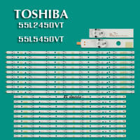 หลอดแบล็คไลท์ TV TOSHIBA(โตชิบา) รุ่น55L2450VT :55L5450VT (แถว 7+8 ต่อกัน)สินค้าใหม่