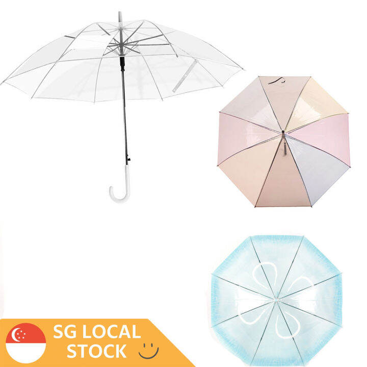 Transparent Umbrella Rainbow Umbrella Moon Jelly Umbrella Lazada