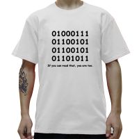 New O-neck Custom Printed Mens T-shirt Programmer Geek Binary ASCLL Creative T-shirt FUNNY Adult PRINTED MENS T SHIRT BIRTHDAY TShirt Tee Unisex More Size and Colors  X1LB