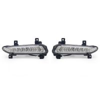 1Pair Car DRL LED Fog Light for Geely Emgrand EC718 EC7 2014-2016 Auto Driving Lamp Daytime Running Light Bumper Lamp