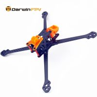 Darwinfpv Darwin129ฐานล้อ280ขนาด7นิ้วเฮลิคอปเตอร์สี่ใบพัด FPV เฟรมคาร์บอนไฟเบอร์3K อะไหล่โดรน