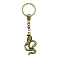 Snake Dragon Keychains Findings For Diy Metal Craft Key Chain Accessories