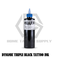 DYNAMIC INK TRIPLE BLACK TBK สีสักไดนามิก ไดนามิกทริปเปิลแบล็ค ใช้สำหรับเดินเสินถมดำ ดำ 3 เท่า
