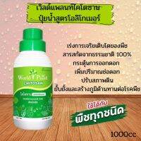 เวิลด์ แพลนท์ไคโตซาน 1 ขวด world plant chitosan สูตร โอลิโกเมอร์ สร้างความต้านทานโรคและแมลงศัตรูพืชสกัดจากธรรมชาติ 100%