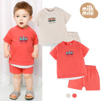 [MILKMILE]ชุดเด็ก เสื้อยืด และ กางเกงขาสั้น [Korea Brand] T-Shirt + Pants Set / MOPUSE35