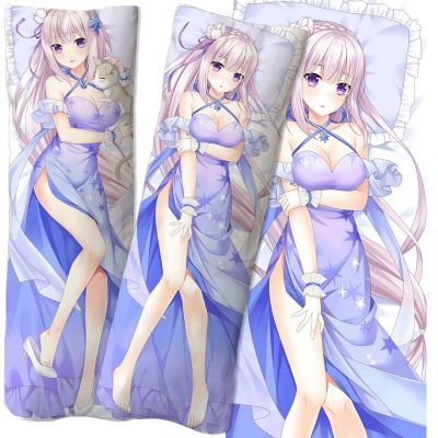 (ถ้ากำหนดเองติดต่อเรา) อะนิเมะเรื่อง: Zero Emilia Rem Ram Dakimakura ปลอกหมอนปลอกเบาะเคสหมอนกอดฝาครอบเกมหมอนโอตาคุ