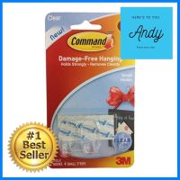 แผ่นเทปกาวคอมมานด์ XA006701586 3MCOMMAND ADHESIVE TAPE WITH SMALL HOOKS 3M XA006701586 CLEAR **ด่วน สินค้าเหลือไม่เยอะ**