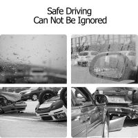 Car Rear view Mirror Waterproof Film, Anti-Fog HD Car Rearview Mirror Decal Rainproof,Clear Film