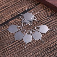 10pcs Sim Card Tray Removal Eject Pin Key Tool Stainless Steel Needle for iPhone iPad Samsung for Huawei xiaomi SIM Tools