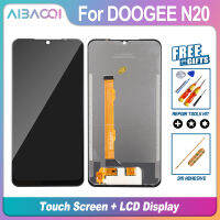 AiBaoQi ยี่ห้อใหม่6.3นิ้วหน้าจอสัมผัส LCD กรอบสำหรับ DOOGEE N20 Y9 Plus Phone