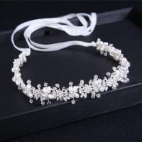 【hot】❇✕  Floral Bridal Tiaras Rhinestone Diadem Pageant Veil Headbands Wedding Prom Hair Accessories