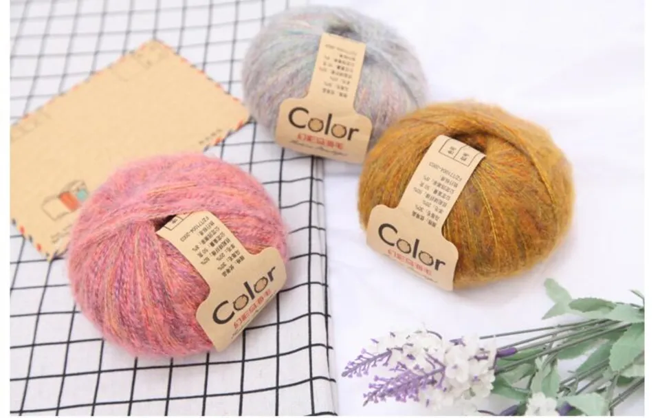 TPRPYN 50g 1pc milk Cotton Knitting Yarn Fingering Acrylic Crochet yarn  Sock Hand Knit line 4