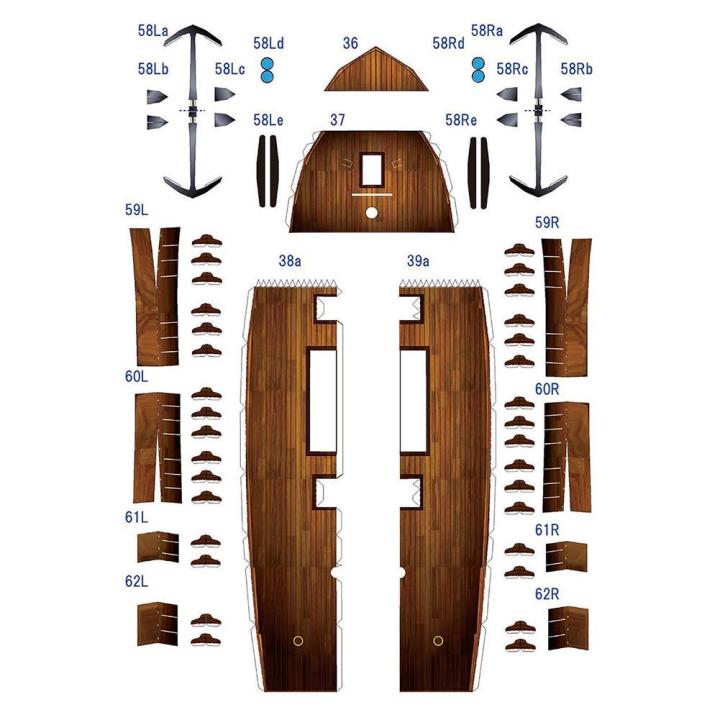 handmade-ของเล่นโมเดลเรือใบขนาด-45-ซม-1-200