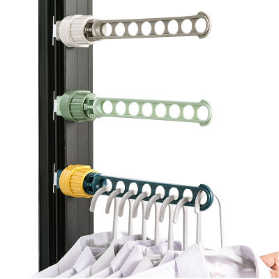 New Drying Rack Balcony Clothes Drying Rack Wall Mounted Clothes Drying Rack Bathroom Drying Rack Indoor Space Saving 8 Holes