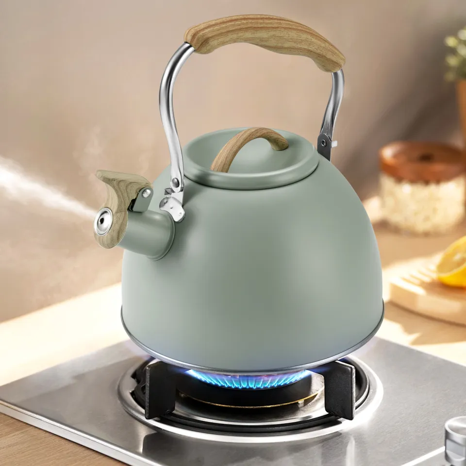 1pc Whistle Tea Kettle for Stove Top, 3L/101oz Stainless Steel Large  Capacity for Boiling Water & Making Coffee, Suitable For Both Induction  Cooker And Gas Stove