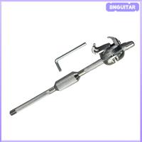 BNGUITAR ก้านตรง Cowbell Clamp ปรับได้สำหรับส่วนเครื่องกระทบฉิ่ง