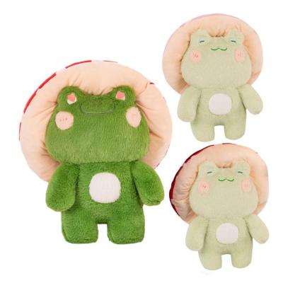 Frog Plushie Stuffed Animal Hugging Pillow Plush Cute Comfortable Soft Stuffed Frog Toy for Bed Home Bedroom Living Room Decor feasible