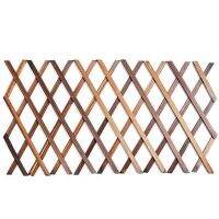 3X Expanding Wooden Garden Wood Pull Mesh Wall Fence Grille for Home Garden Sub Garden Decoration Climbing Frame