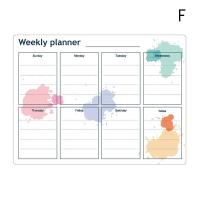 ซื้อ2แถม2% Magnetic Weekly Planner Board ตู้เย็นกระดานข้อความสำหรับ Notes Message Drawing