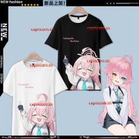 ❍ ใหม่ เสื้อยืดลําลอง แขนสั้น มีฮู้ด พิมพ์ลายอนิเมะ Takanashi Hoshino Kasumizawa Miyu ทรงหลวม สไตล์เกาหลี สําหรับผู้ชาย และผู้หญิง