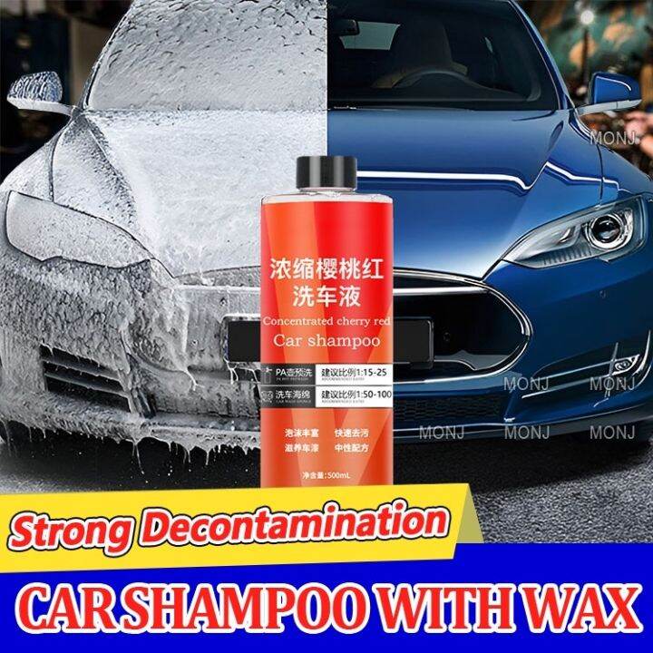 Strong Cleaning Car Shampoo with Wax Car Wash Shampoo Foam Car Shampoo