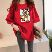 2032 Plus Size M-5XL Women Murah Wanita Lengan Pendek Baju T shirt Perempuan Clothes Loose Tshirt