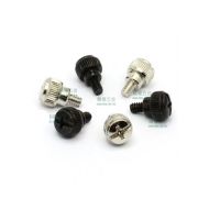 10pcs/lot  6#-32*5 Computer Case Screws Black Or Nickel Computer Case Screw Hand Tighten Thumb Screw Screw Nut Drivers