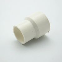 50mm x 40mm ID PVC Nipple Reducer Tube Joint Pipe Fitting Adapter Water Connector For Garden Irrigation System DIY