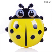 ? [XINJIAN] CUTE ladybird ด้วงแปรงสีฟันที่วางแร็คชั้นวางห้องน้ำ