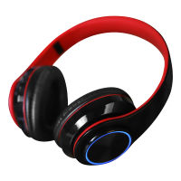 L3 Wireless Bluetooth Headset, Head-Mounted Folding Sports Call Stereo Illuminated Bluetooth Headset, with Adapter Cable