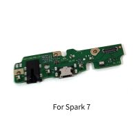 สําหรับ Tecno Spark 3 4 5 6 7 Air Go Lite USB Charging Board Dock Port Flex Cable อะไหล่ซ่อม