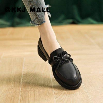 KKJ MALL Womens Shoes 2021 Summer New All-match Flat Shoes Women Korean Fashion Lace Small Shoes