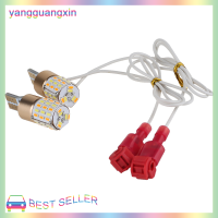 yangguangxin Graceful ไฟ LED ติดรถมอเตอร์ไซค์,ไฟสัญญาณเลี้ยว T10โหมดคู่ ไฟจอดสีขาวเหลืองนวล