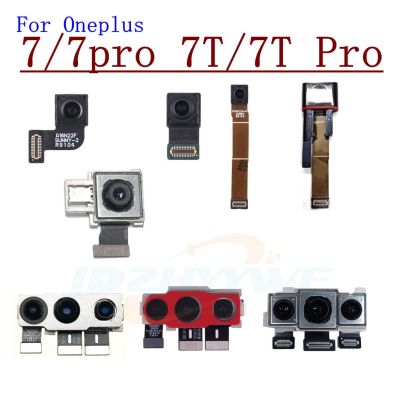 กล้องด้านหลังสําหรับ Oneplus 7 Pro 7T Pro Assembly Module กล้องยกหน้าหันหน้าไปทางขนาดเล็กพร้อม Shell Flex Cable Ribbon อะไหล่