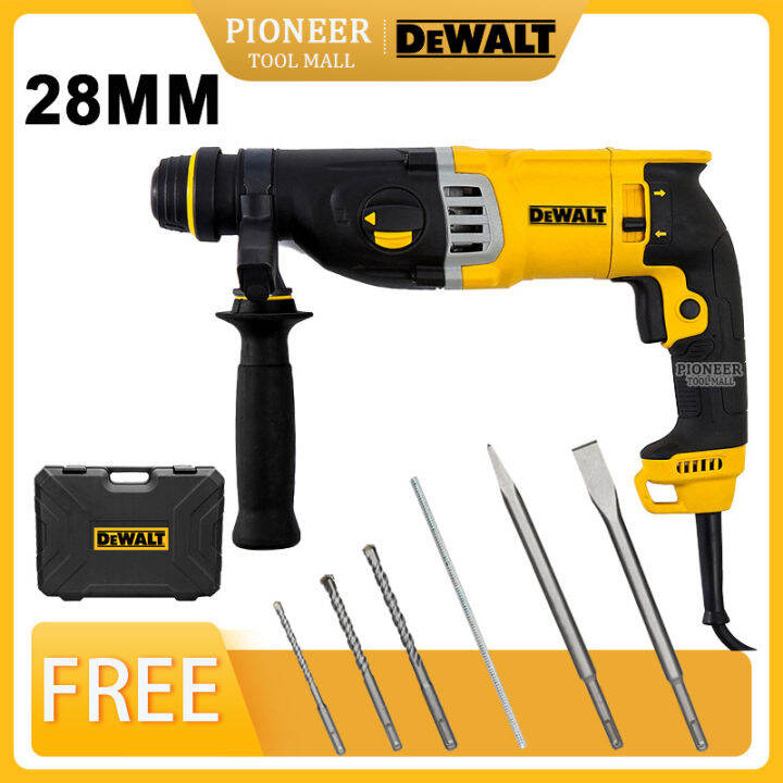 DeWalt 28mm Rotary Hammer Drill Heavy Duty 900w 3 Functions 26mm