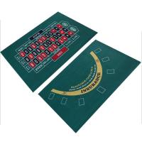 Double-Sided Poker Game Mat Craps Table &amp; Blackjack Casino Felt Roll-up Casino Roulette Tabletop Mat For Party Bar Board Game refined