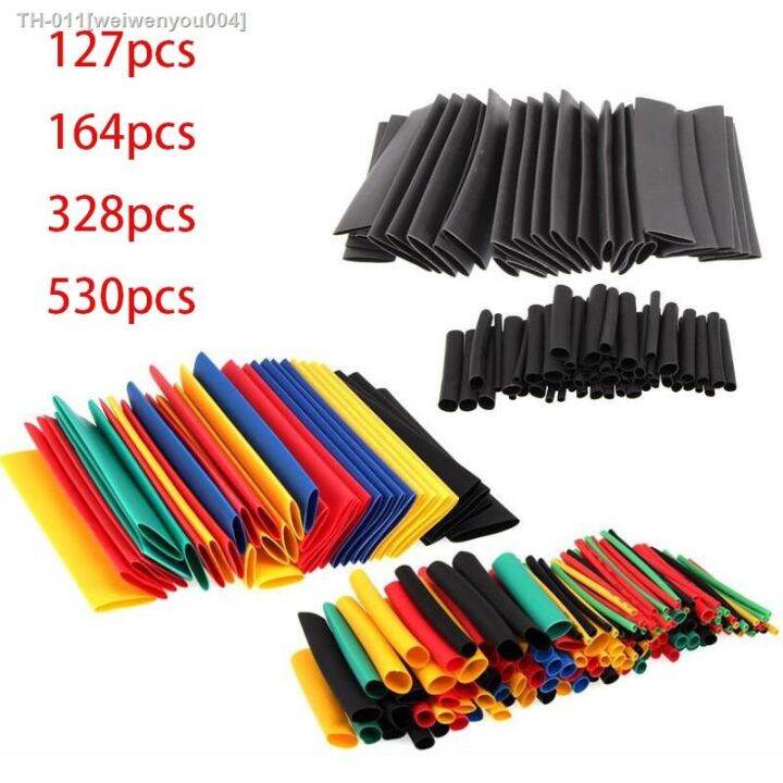 Heat shrink tubing kit 127/164/328 pieces shrink tubing classification insulating cover heat