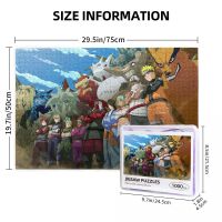 Naruto 1000 Pieces Wooden Puzzle Jigsaw Adult Childrens Educational Puzzles Exquisite Gift Box Packaging