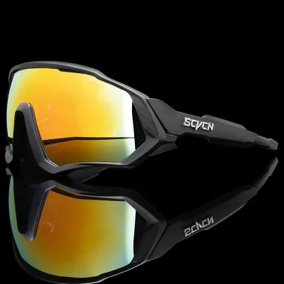 SCVCN Men Women Hiking Glasses Outdoor Sports MTB Road Bicycle Cycling Sunglasses UV400 Protection Safety Bike Running Goggles