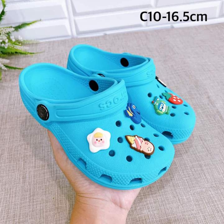 รองเท้า-crocs-classic-clog-for-kid-รองเท้าแตะ-รองเท้าลำลองเด็ก-24-35